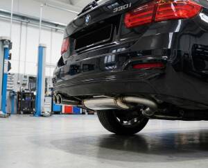 Edelstahl Schalldämpfer BMW 3er Limo, Coupé Typ E90,E92