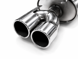 Edelstahl Sportschalldämpfer AUDI 100, A6 C4 Limo, Avant Quattro Bj. 12/90-06/94 Motor 2.6, 2.8