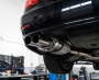 Edelstahl Endschalldämpfer BMW 5er Limo Typ E60 - 2x76mm