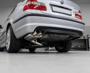 Edelstahl Endschalldämpfer BMW 3er Typ E46 Bj. 04/1998-09/2000 Motor: 320i,323i,328