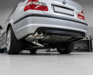 Edelstahl Endschalldämpfer BMW 3er Typ E46 Bj. 04/1998-09/2000 Motor: 320i,323i,328
