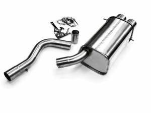 Edelstahl Endschalldämpfer MERCEDES BENZ CLK C209 Bj. 05/02- Motor 200K,240 (Otto 120,125KW)