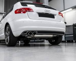 Edelstahl Endschalldämpfer AUDI A3 Typ 8P