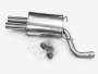 Supersport Auspuff BMW E39 Edelstahl - 2x76mm