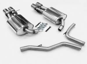 Duplex Edelstahl Sportschalldämpfer AUDI A4 Typ 8E,B6,B7