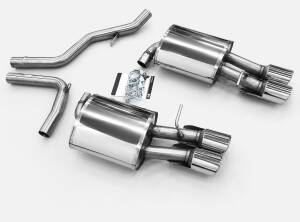 Duplex Edelstahl Sportschalldämpfer AUDI A4 Typ 8E,B6,B7