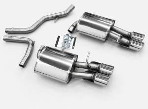 Duplex Edelstahl Sportschalldämpfer AUDI A4 Typ 8E,B6,B7