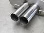 Edelstahl Sportschalldämpfer BMW 5er Touring Typ E61 - 2x80mm