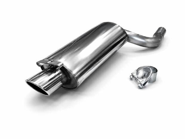Edelstahl Sportschalldämpfer MERCEDES BENZ SLK Roadster Typ R170