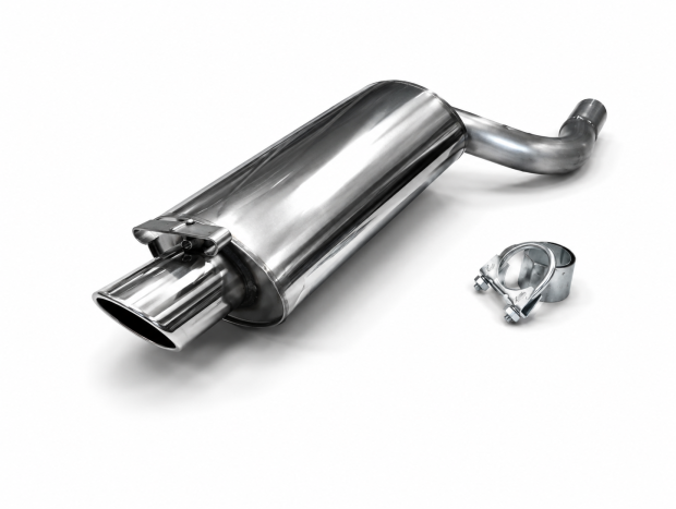 Edelstahl Sportschalldämpfer MERCEDES BENZ SLK Roadster Typ R170