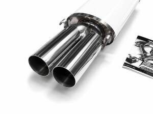 Edelstahl Endschalldämpfer AUDI 80,90 Typ 89, 2.6, 2.8, 6 Zylinder