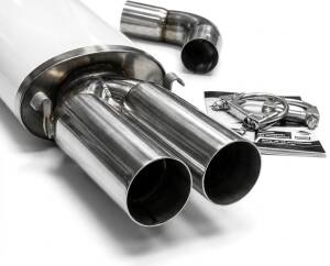 Edelstahl Endschalldämpfer AUDI 80,90 Typ 89, 2.6, 2.8, 6 Zylinder