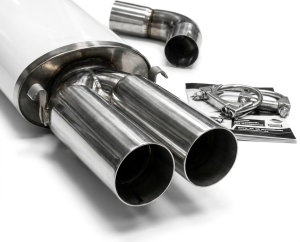 Edelstahl Endschalldämpfer AUDI 80,90 Typ 89, 2.6, 2.8, 6 Zylinder