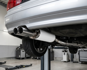 Edelstahl Endschalldämpfer AUDI 80,90 Typ 89, 2.6, 2.8, 6 Zylinder