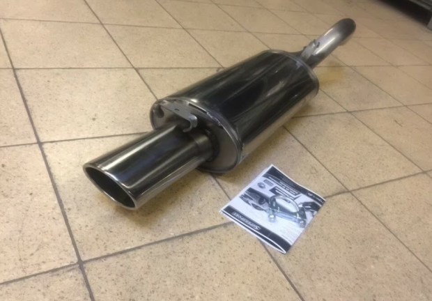 Edelstahl Sportschalldämpfer AUDI 100,A6 Typ C4