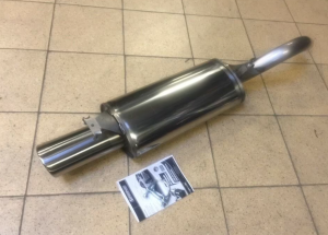 Edelstahl Sportschalldämpfer AUDI 100,A6 Typ C4