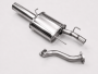 Honda Civic Aerodeck Edelstahl Sportauspuff - 1x100mm