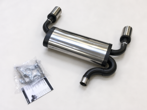 Edelstahl Endschalldämpfer DUPLEX NISSAN QASHQAI (J10|JJ10) 02/07-