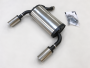 Edelstahl Endschalldämpfer DUPLEX NISSAN QASHQAI (J10|JJ10) 02/07-