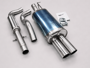 Edelstahl Auspuffanlage 63,5mm AUDI A3 (8L)