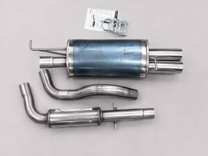 Edelstahl Auspuffanlage 63,5mm AUDI A3 (8L)