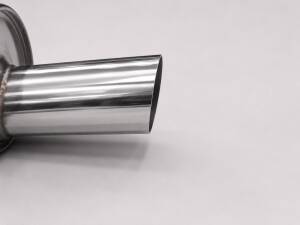 Edelstahl Auspuffanlage 63,5mm AUDI A3 (8L)