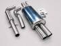 Edelstahl Auspuffanlage 63,5mm AUDI A3 (8L)