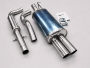 Edelstahl Auspuffanlage 63,5mm AUDI A3 (8L)