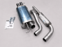 Edelstahl Auspuffanlage 63,5mm AUDI A3 (8L)