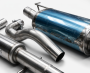 Edelstahl Auspuffanlage 63,5mm AUDI A3 (8L)