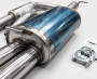 Edelstahl Auspuffanlage 63,5mm AUDI A3 (8L)