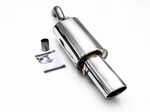 Edelstahl Endschalldämpfer VW Golf 2 (19E) 08/83-