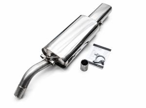 Edelstahl Endschalldämpfer VW Golf 2 (19E) 08/83-