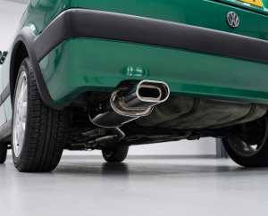 Edelstahl Endschalldämpfer VW Golf 2 (19E) 08/83-