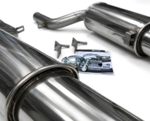 Duplex Edelstahl Endschalldämpfer AUDI A6 Quattro Typ 4B