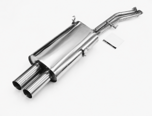 Edelstahl Endschalldämpfer BMW 3er E30 - Motor 320i,325i