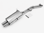 Edelstahl Endschalldämpfer BMW 3er E30 - Motor 320i,325i