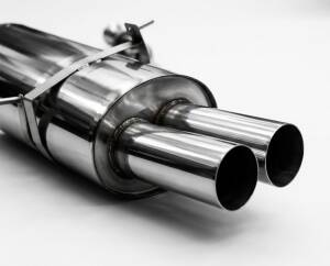 Edelstahl Endschalldämpfer BMW 3er E36 - Motor 316i, 318i