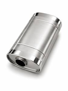 Universal Edelstahl Schalldämpfer - 63,5mm -...