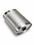 Universal Edelstahl Schalldämpfer - 54mm - 250x125x345mm