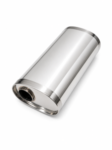 Universal Edelstahl Schalldämpfer - 63,5mm -...
