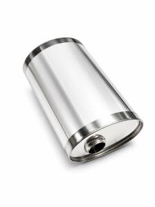 Universal Edelstahl Schalldämpfer - 63,5mm -...