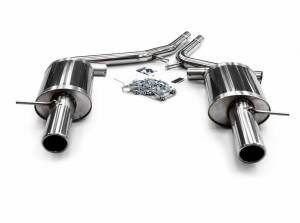 Duplex Edelstahl Endschalldämpfer AUDI A6 4F