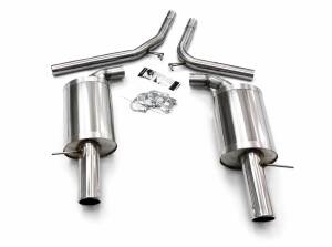 Duplex Edelstahl Endschalldämpfer AUDI A6 4F