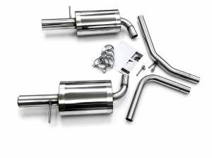 Duplex Edelstahl Endschalldämpfer AUDI A6 4F