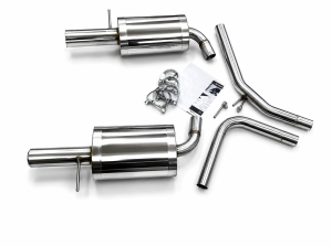 Duplex Edelstahl Endschalldämpfer AUDI A6 4F