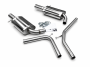 Duplex Edelstahl Endschalldämpfer AUDI A6 4F