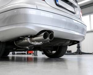 Edelstahl Endschalldämpfer MERCEDES BENZ C-Klasse Sportcoupé W203CL