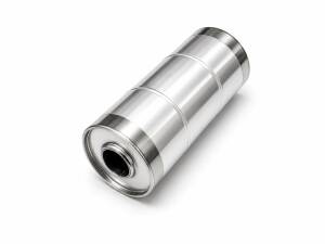 Universal Edelstahl Schalldämpfer - 54mm - 125x300mm