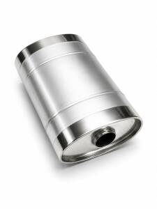 Universal Edelstahl Schalldämpfer - 54mm -...